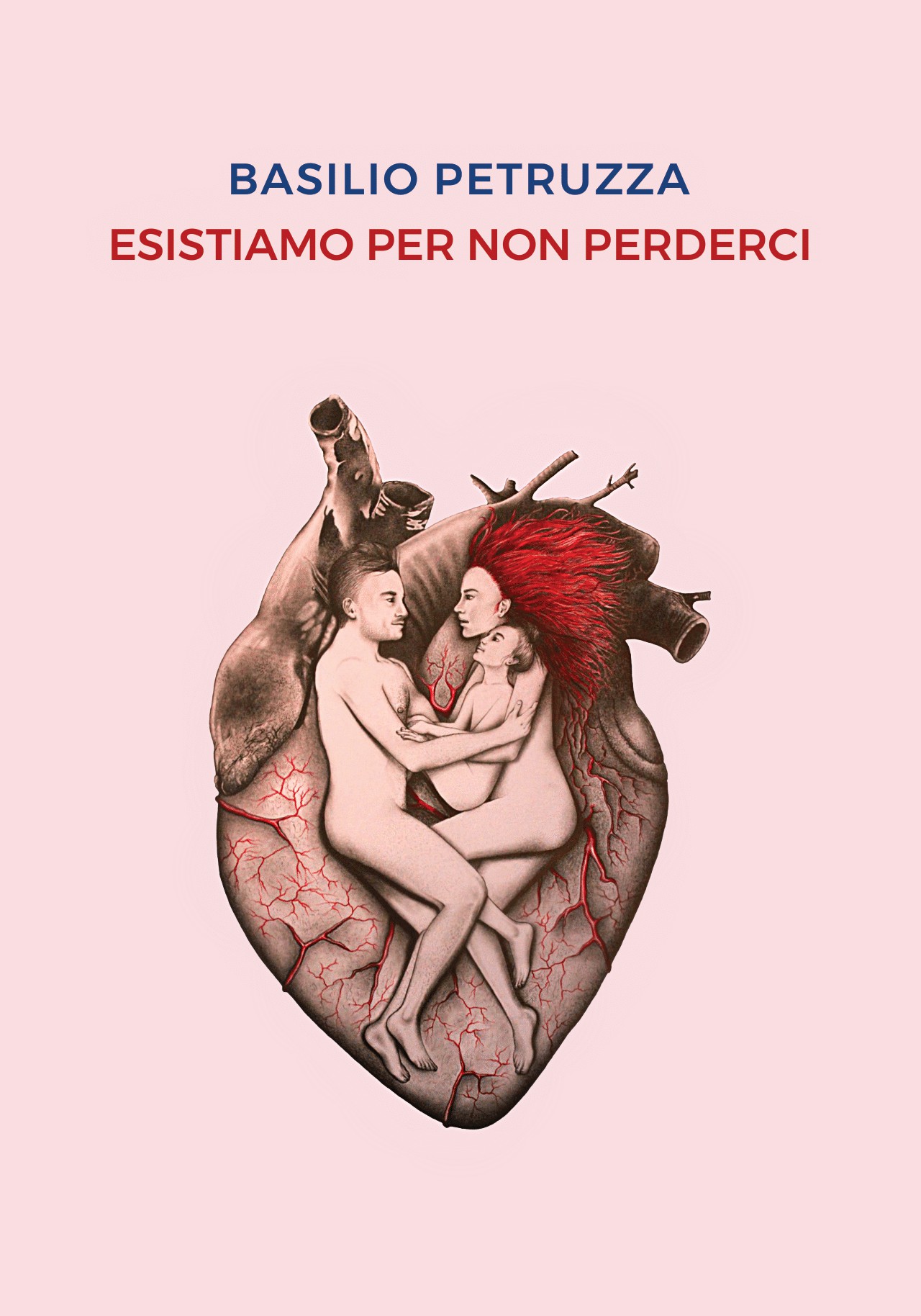 La copertina di Esistiamo per non perderci, il nuovo romanzo di Basilio Petruzza